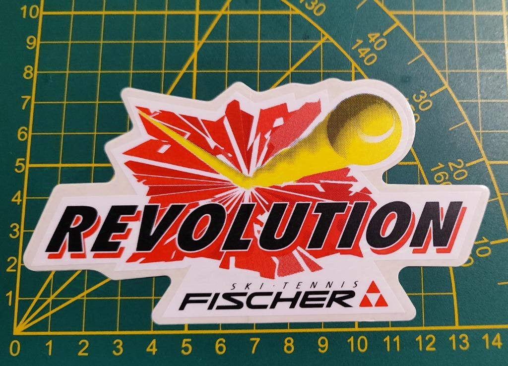 Sticker Tennisbal Fischer Revolution Fluo, Enlèvement ou Envoi