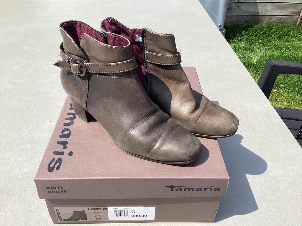 Bottines Tamaris, Tamaris, Gris, Enlèvement ou Envoi, Boots et Botinnes