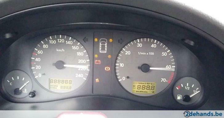 instrumenten cluster instrumenten paneel dashbord VW Sharan, Gebruikt, Volkswagen