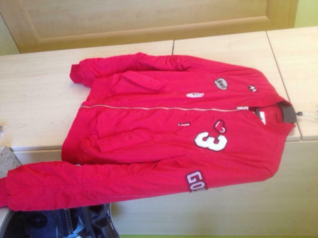 veste bomber rouge taile 164, Kinderen en Baby's, Kinderkleding | Maat 164, Ophalen of Verzenden, Zo goed als nieuw, H&M