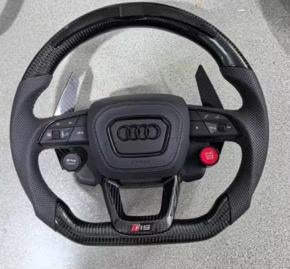 Arrêt de démarrage  volant LED  de carbone Audi UPGRADE S RS, Enlèvement ou Envoi, Neuf, Audi