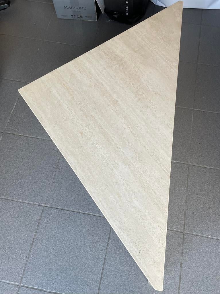 Salontafel in marmer, Huis en Inrichting, Tafels | Salontafels, Ophalen, Zo goed als nieuw