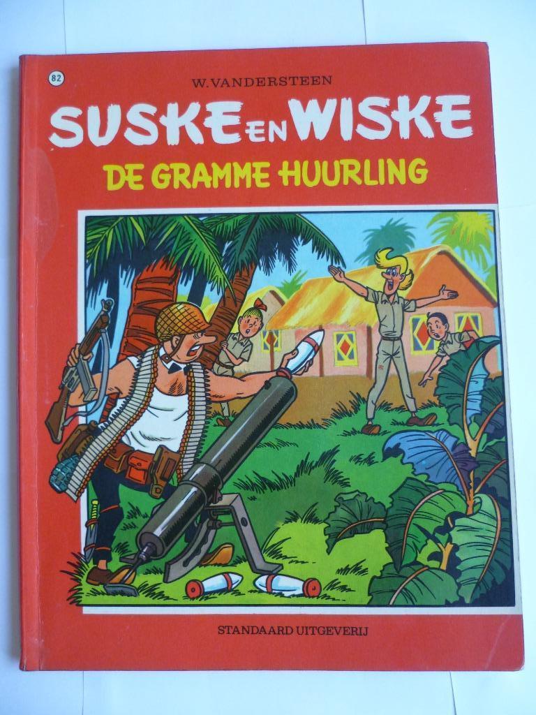 SUSKE EN WISKE 1E DRUK NR:82"DE GRAMME HUURLING"UIT 1968, Gelezen, Willy Vandersteen, Eén stripboek, Ophalen of Verzenden