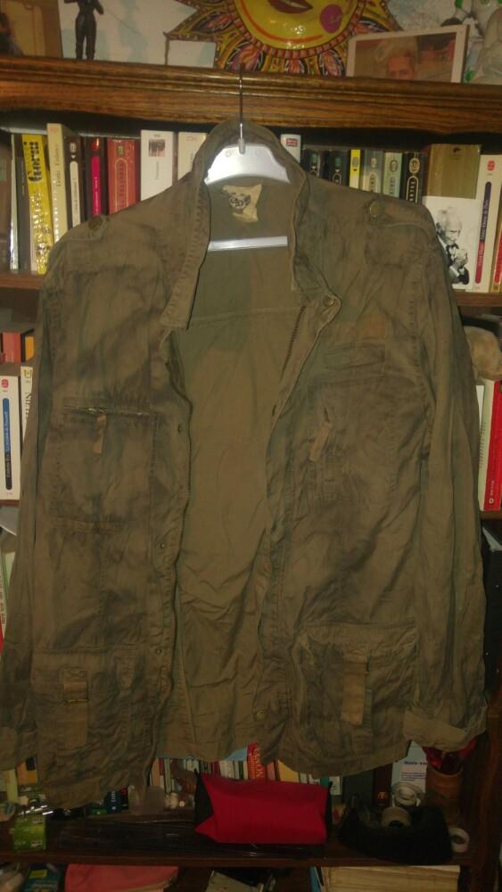 Vintage veste homme vert angelo litrico c&a, Enlèvement ou Envoi, Comme neuf, Vert