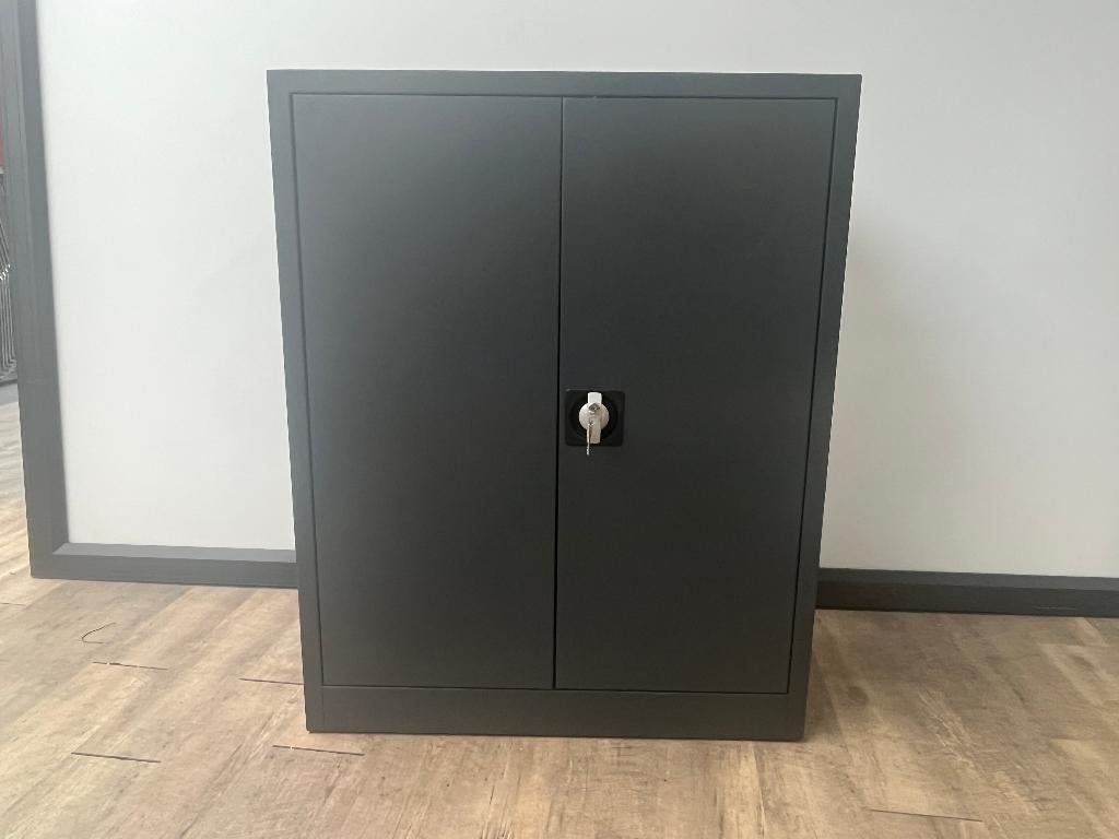 Draaideurkast antraciet (100), Huis en Inrichting, Woonaccessoires | Wandplanken en Boekenplanken, Ophalen of Verzenden