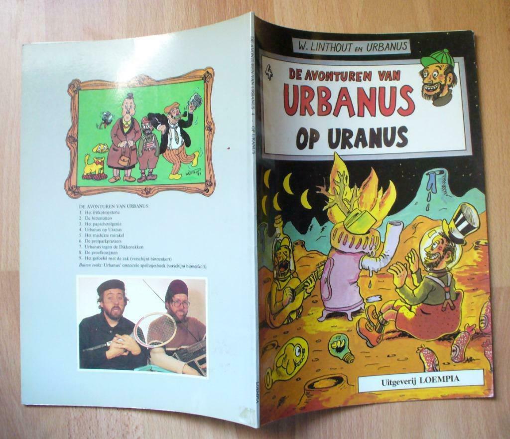 URBANUS 4 OP URANUS ONGEKLEURD LOEMPIA UITGEVERIJ, Boeken, Gelezen, Eén stripboek, Ophalen of Verzenden, Urbanus Linthout