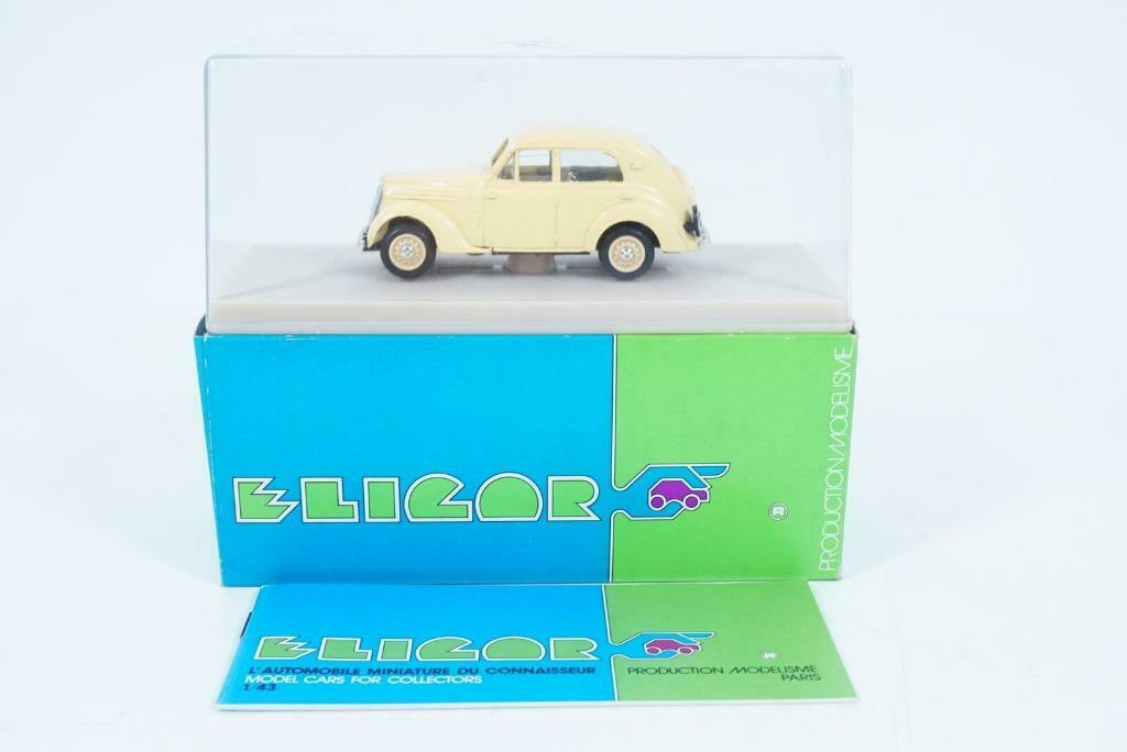 1:43 Eligor 1014 Renault Juva 4 Berline 1938, Enlèvement ou Envoi, Comme neuf, Voiture, Autres marques