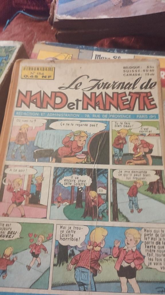 Le journal de Nano et Nanette. Album, Enlèvement ou Envoi