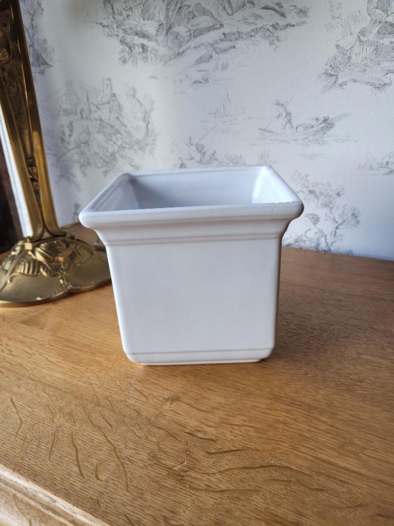 Petit cache-pot carré, Jardin & Terrasse, Moins de 25 cm, Poterie, Carré, Enlèvement