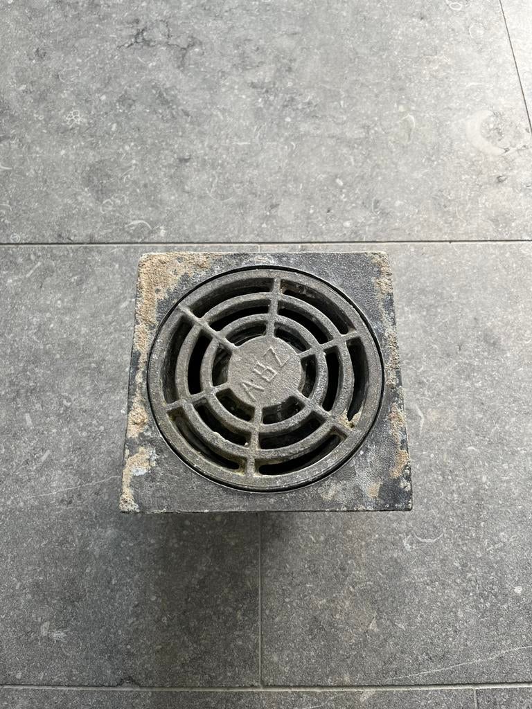 Aluminium klokrooster 15x15 cm, Ophalen, Gebruikt, Aluminium, Afvoer