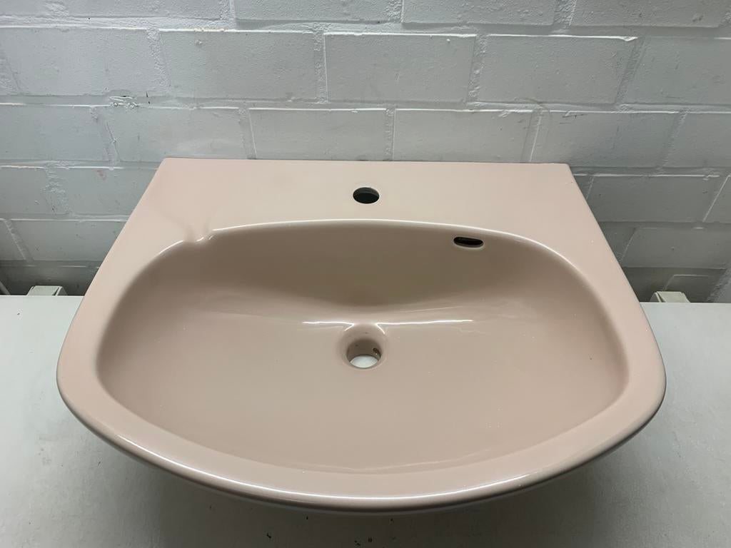 Mooie oud roze lavabo., Enlèvement, Utilisé, Lavabo ou Évier
