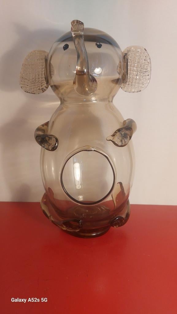 Verre de Murano brun clair., Enlèvement ou Envoi