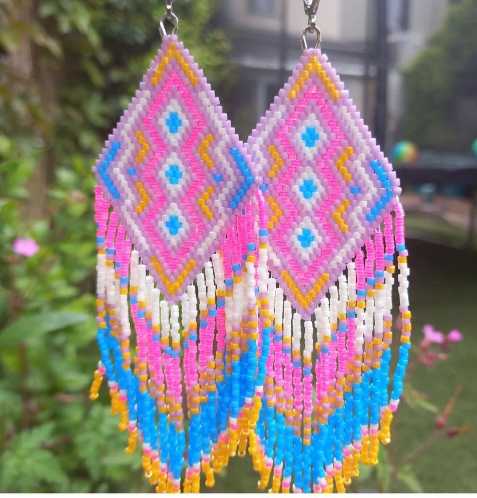 Fringe oorbellen, Ophalen of Verzenden, Nieuw, Hangers