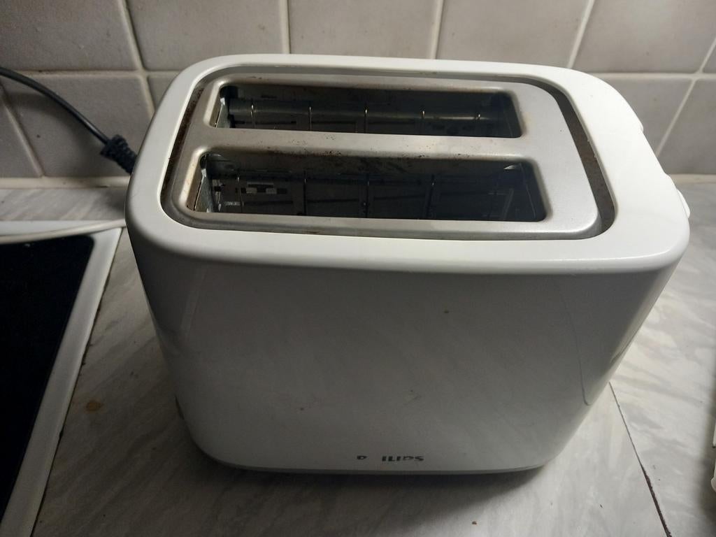 Philips broodrooster-goed werkend, Elektronische apparatuur, Broodroosters, Ophalen of Verzenden, Zo goed als nieuw