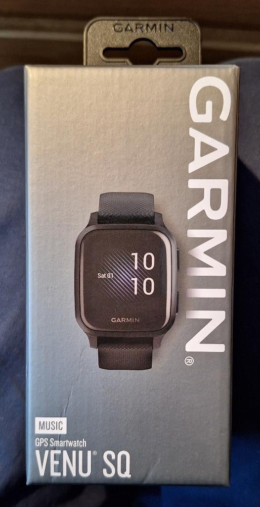 GARMIN Venu SQ muziekhorloge, Handtassen en Accessoires, Smartwatches, Gebruikt, Android, Zwart, Afstand, Conditie, GPS, Hartslag