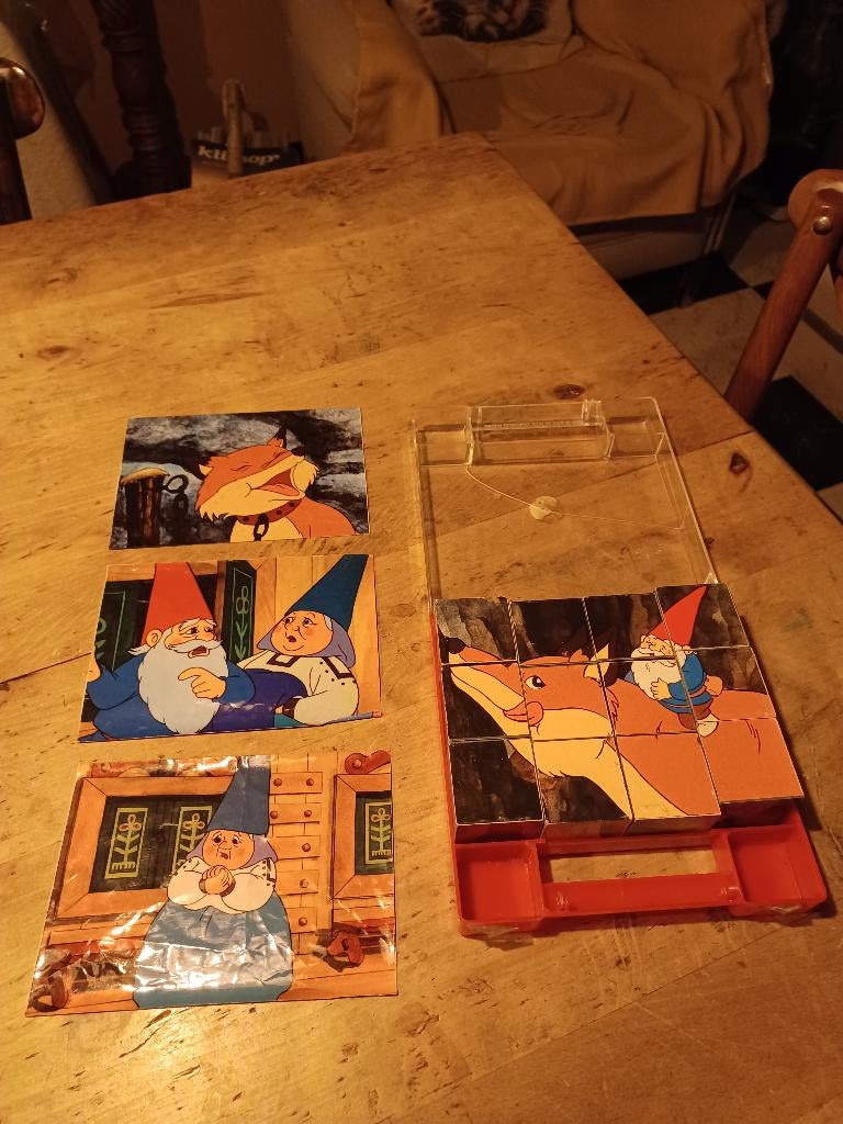 Blokkenpuzzel 12 stukken DAVID DE KABOUTER, Enlèvement ou Envoi