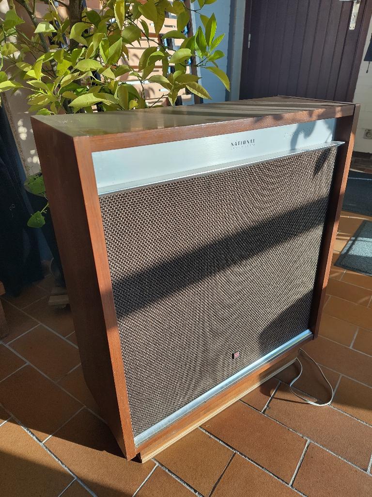 Vintage National speakers SB-45, Ophalen, Gebruikt, Minder dan 60 watt, Overige merken