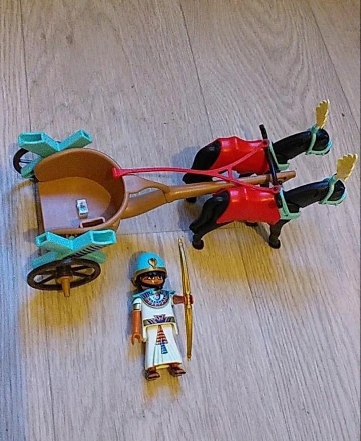 Playmobil - 4244 - Farao en strijdwagen - Vintage (2008), Kinderen en Baby's, Speelgoed | Playmobil, Ophalen of Verzenden, Zo goed als nieuw