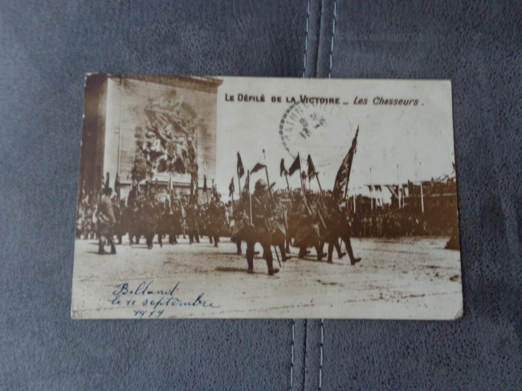 1 ancienne carte postale  Paris :  défilé de la victoire1919, Enlèvement