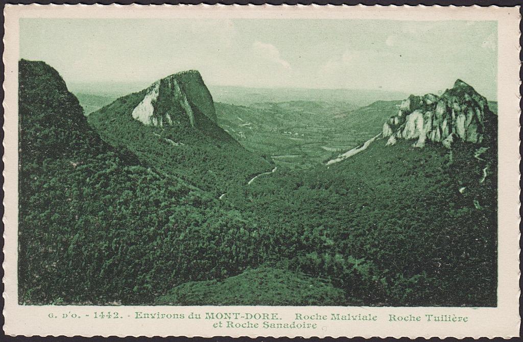 1925 - FRANCE - Rochefort-Montagne [Mont-Dore], Collections, Envoi, 1920 à 1940, Non affranchie, France