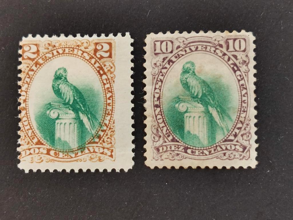 Guatemala 1881 - oiseau quetzal *, Enlèvement ou Envoi, Non oblitéré, Amérique centrale
