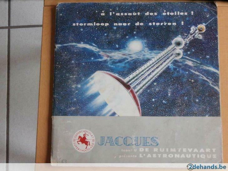 Plakboek Jacques:De ruimtevaart-l'astronoautique, Verzamelen, Ophalen of Verzenden, Gebruikt