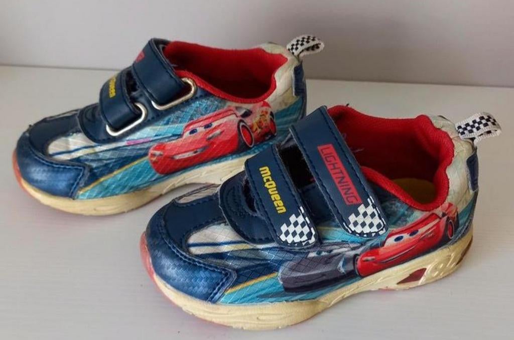CARS FLASH MC QUEEN schoenen met verlichting - 24, Ophalen of Verzenden, Gebruikt, Schoenen