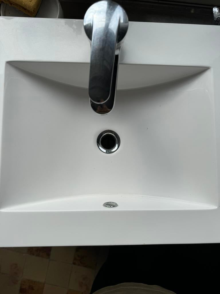 Wasbak met Ideal Standard kraan dim: 60x45x15, Ophalen of Verzenden, Zo goed als nieuw