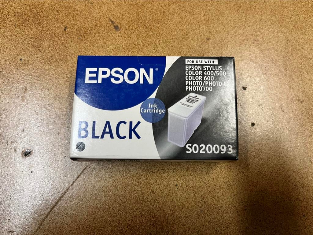 Epson S020093 zwarte inktcartridge, Computers en Software, Printerbenodigdheden, Nieuw, Cartridge, Epson