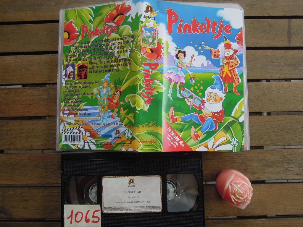 VHS - film Pinkeltje, Alle leeftijden, Ophalen of Verzenden, Gebruikt