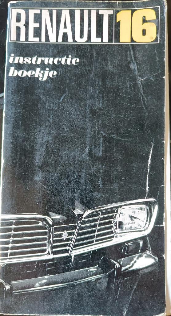 Instructieboekje Renault 16 - 1969, Ophalen