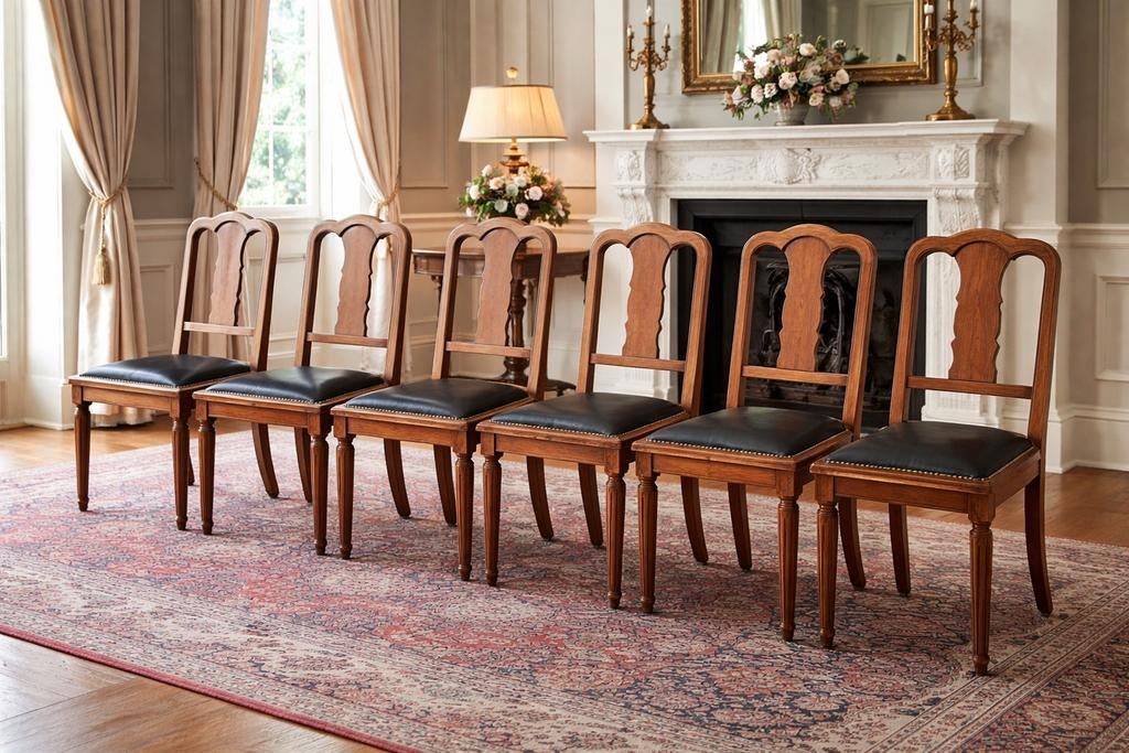 Lot de 4 chaises de salle à manger style classique, Enlèvement