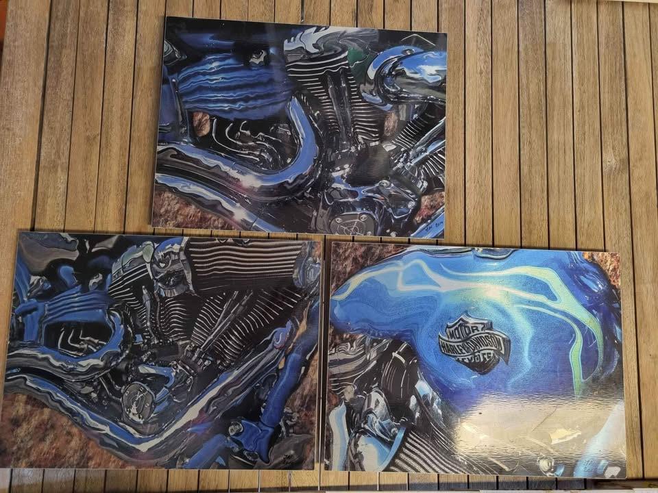 Mooie kunstwerken  Harley Davidson, Enlèvement ou Envoi