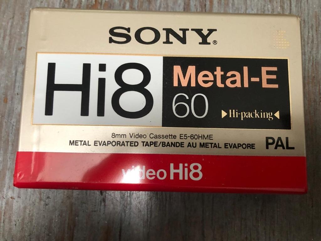 Cassette SONY HG Tape Hi8 60 minutes Hi-8 HME métal évaporé, TV, Hi-fi & Vidéo, Enlèvement, Sony