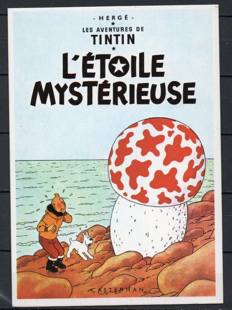 Carte postale : Tintin/ L'étoile mystérieuse - Arno 11, Enlèvement