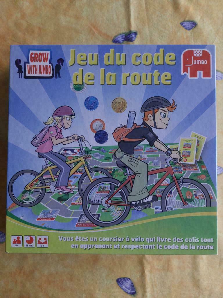 Jumbo Jeu du code de la route, 1 ou 2 joueurs, Enlèvement ou Envoi, Comme neuf, Jumbo