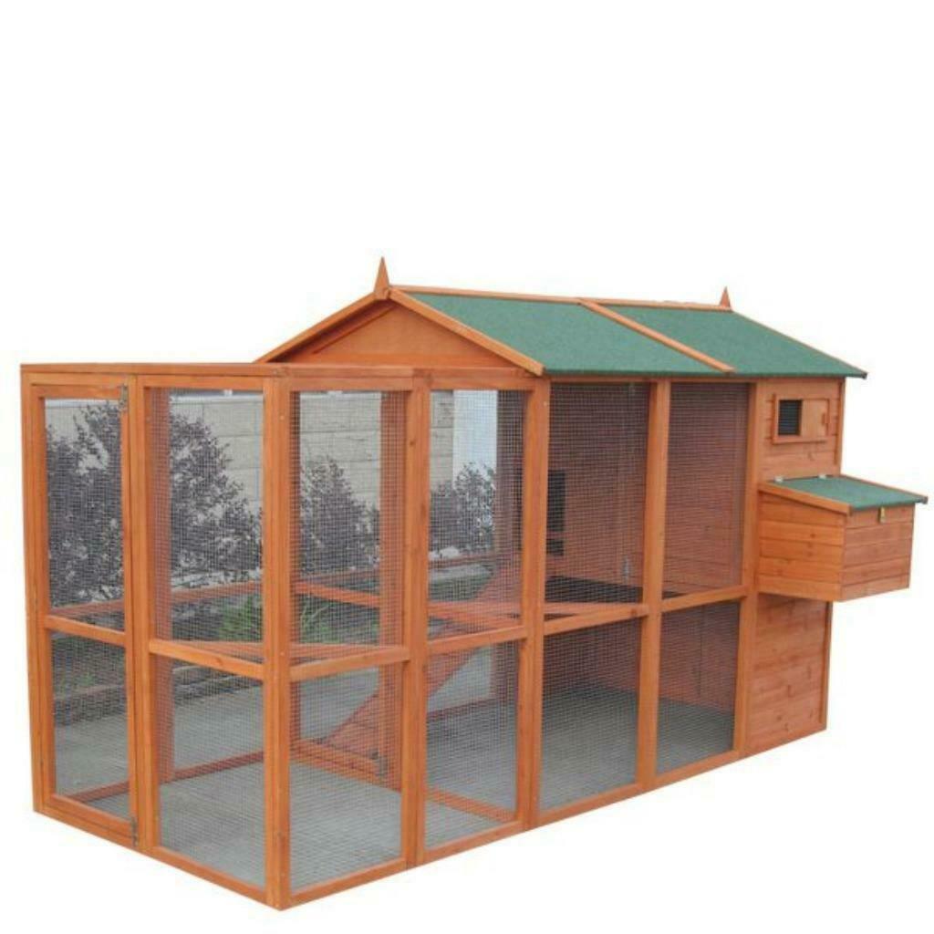 Poulailler XXL 8 poules maison poule coq abri poules oie, Envoi, Neuf, Poulailler
