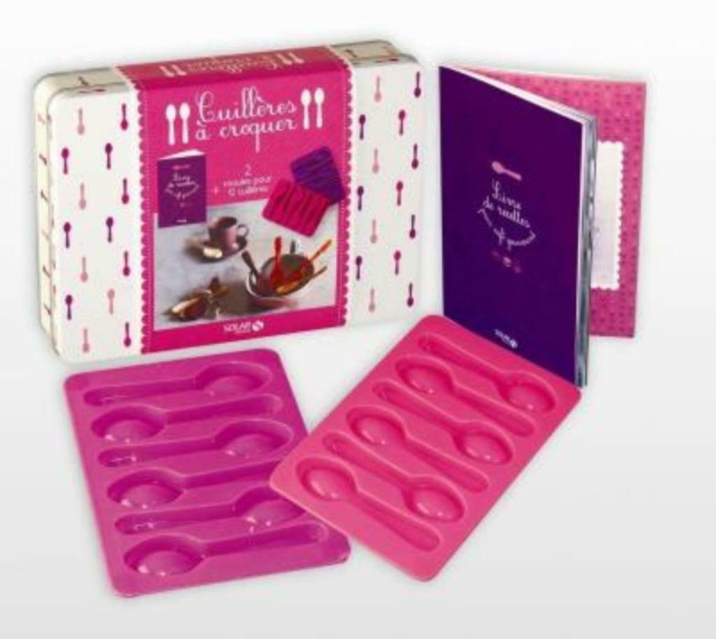 Livre - Cuillères à croquer - Coffret, Maison & Meubles, Cuisine | Couverts, Neuf, Envoi