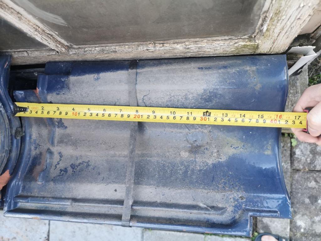 Dakpannen Laumans Brruggen Ideal-V, Doe-het-zelf en Bouw, Dakpannen en Dakbedekking, Ophalen, Nieuw, Blauw, Dakpannen