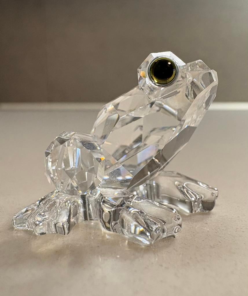 Swarovski Kristal - Kikker, Ophalen of Verzenden, Zo goed als nieuw, Figuurtje