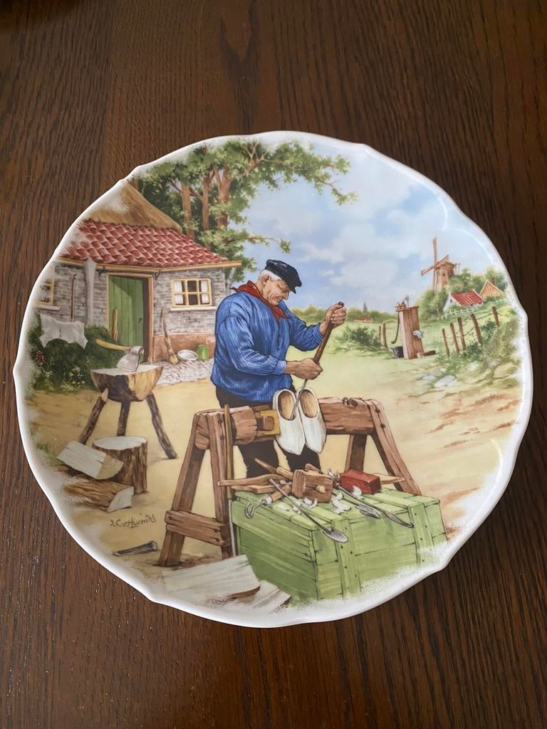 Handgeschilderd Bord, Ophalen of Verzenden