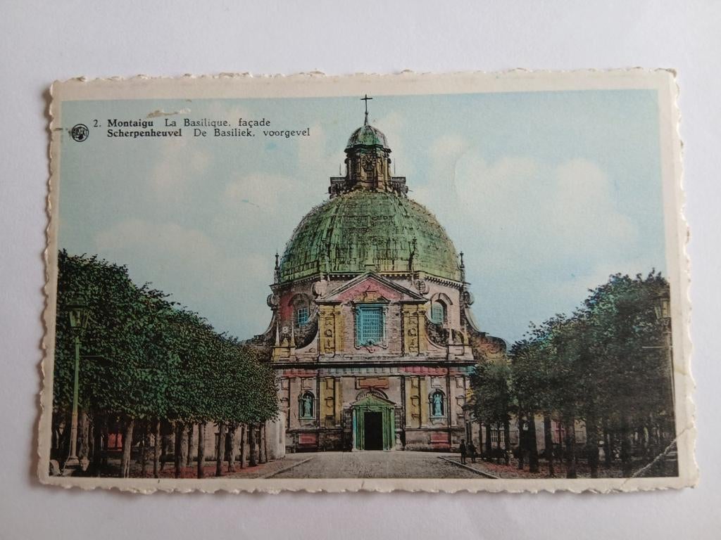 oude postkaart Scherpenheuvel, Verzamelen, Ophalen of Verzenden, Zo goed als nieuw