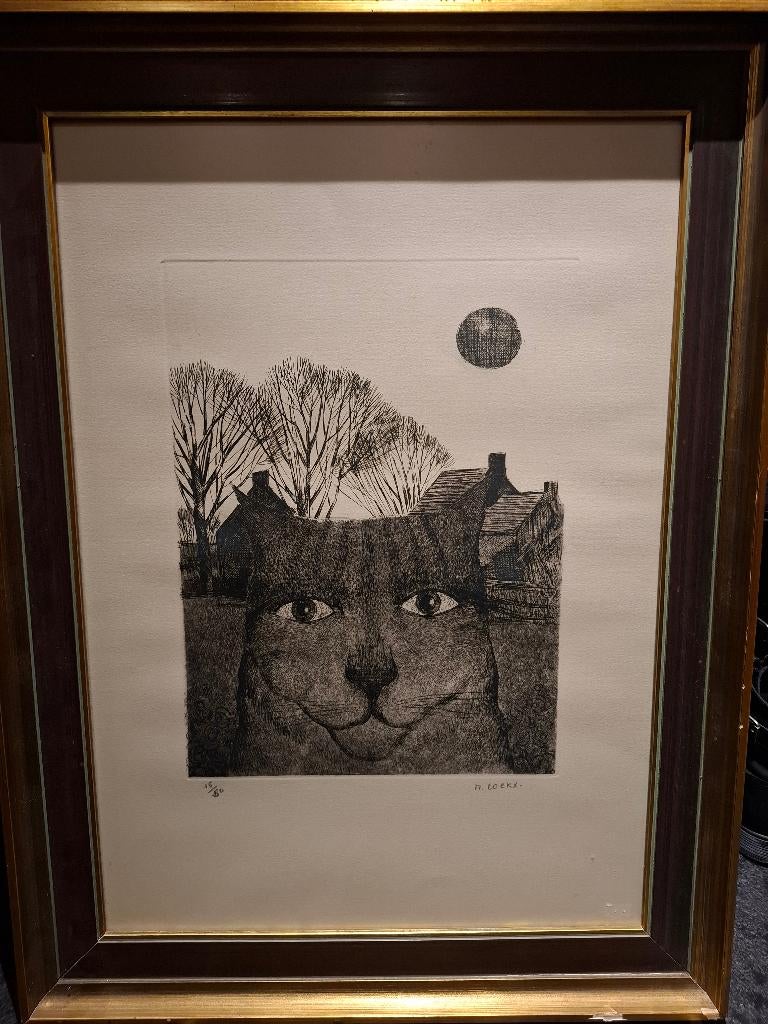 COCKX Marcel - Litho 15/20 " Kat ", Enlèvement