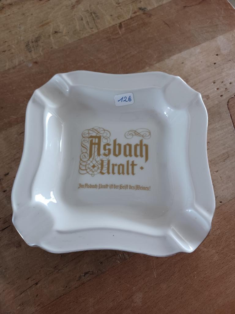 Asbak Asbach Uralt, Verzamelen, Ophalen of Verzenden