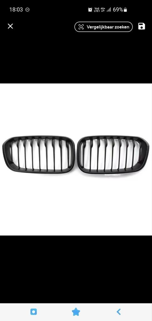 Bmw grill zwart blinkend, voor bmw f20 f21. Nieuw, Ophalen of Verzenden