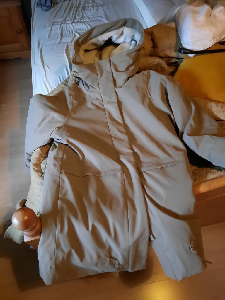 Winterjas Dames merk Elvine, Ophalen, Nieuw, Maat 36 (S), Bruin