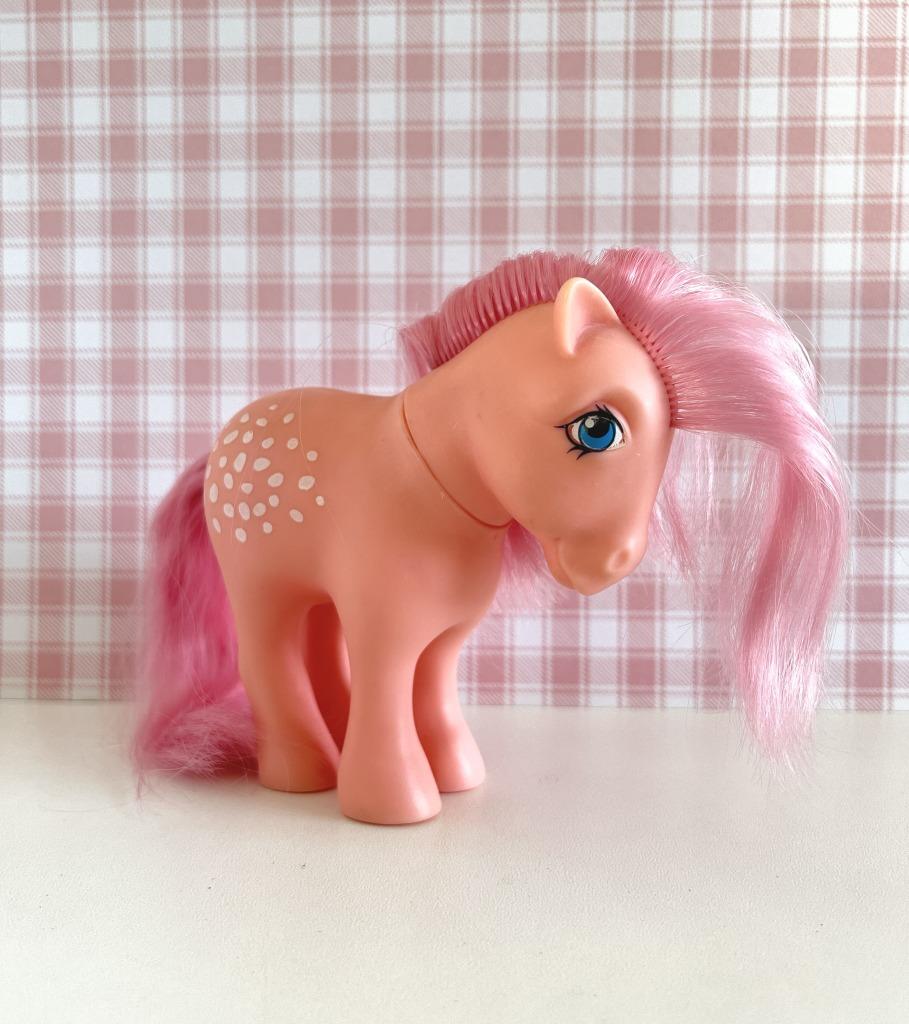 Figurine Mon Petit Poney Rose (Cotton Candy) G1, Enlèvement ou Envoi, Aucun, Utilisé, Aucun