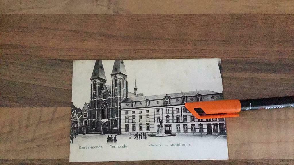 Vlasmarkt Dendermonde, Verzamelen, Postkaarten | België, Voor 1920, Ongelopen