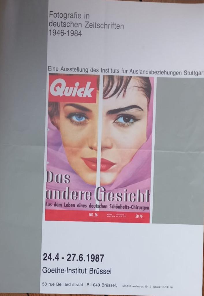 Photographie au Deutschen Zeitschrift Goethe Institut 1987, Antiquités & Art, Enlèvement ou Envoi