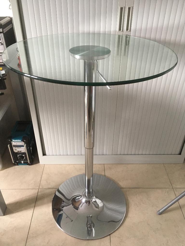 Table ronde en verre, Enlèvement, Neuf, Rond, Verre